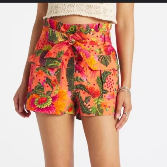 FARM Rio | Shorts | Nwt Farm Rio Bloomin Garden Shorts Size 6 Stunning ...